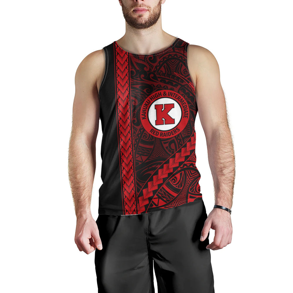 Kahuku High & Intermediate School Tank Top Tribal Polynesian Pride Style
