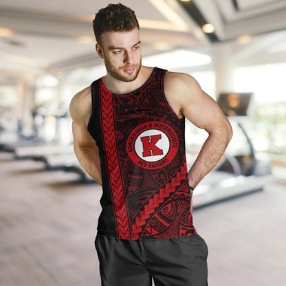 Kahuku High & Intermediate School Tank Top Tribal Polynesian Pride Style