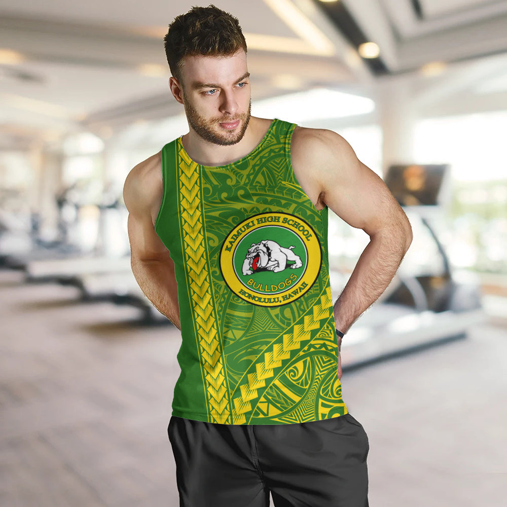 Kaimuki High School Tank Top Tribal Polynesian Pride Style