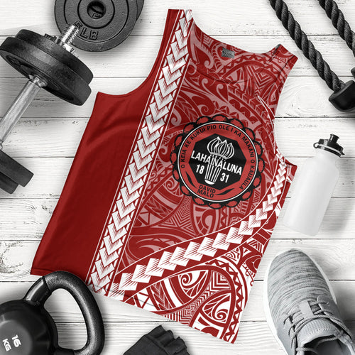 Lahainaluna High School Tank Top Tribal Polynesian Pride Style
