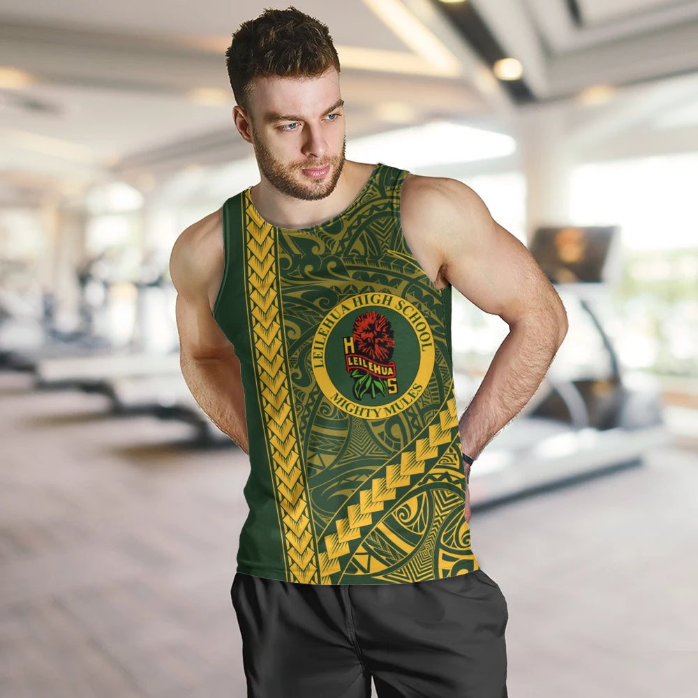 Leilehua High School Tank Top Tribal Polynesian Pride Style