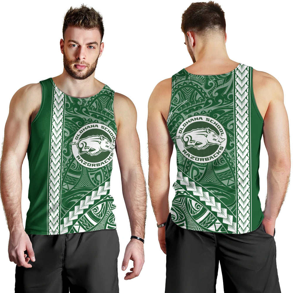 Olomana High & Intermediate School Tank Top Tribal Polynesian Pride Style