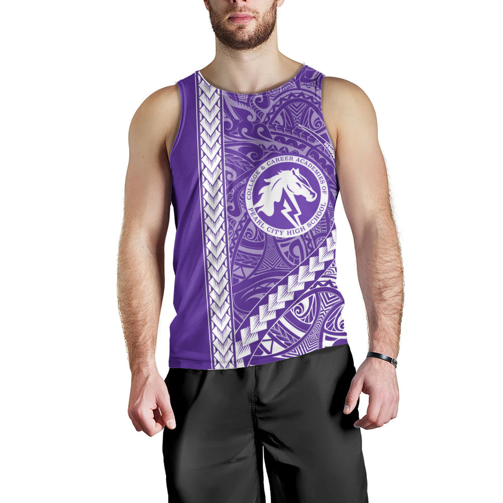 Pearl City High School (Hawaii) Tank Top Tribal Polynesian Pride Style