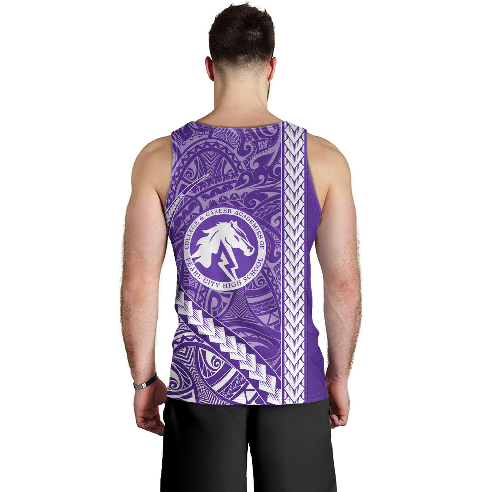 Pearl City High School (Hawaii) Tank Top Tribal Polynesian Pride Style