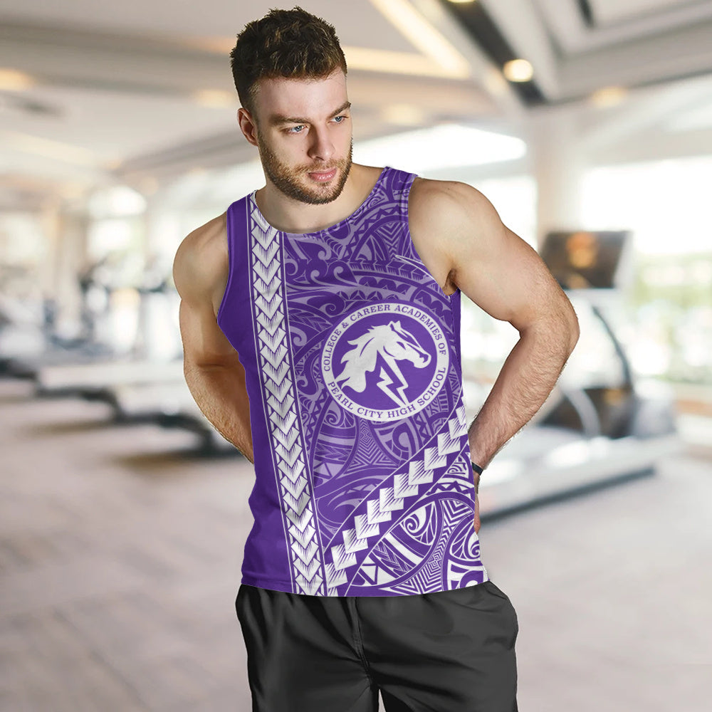 Pearl City High School (Hawaii) Tank Top Tribal Polynesian Pride Style