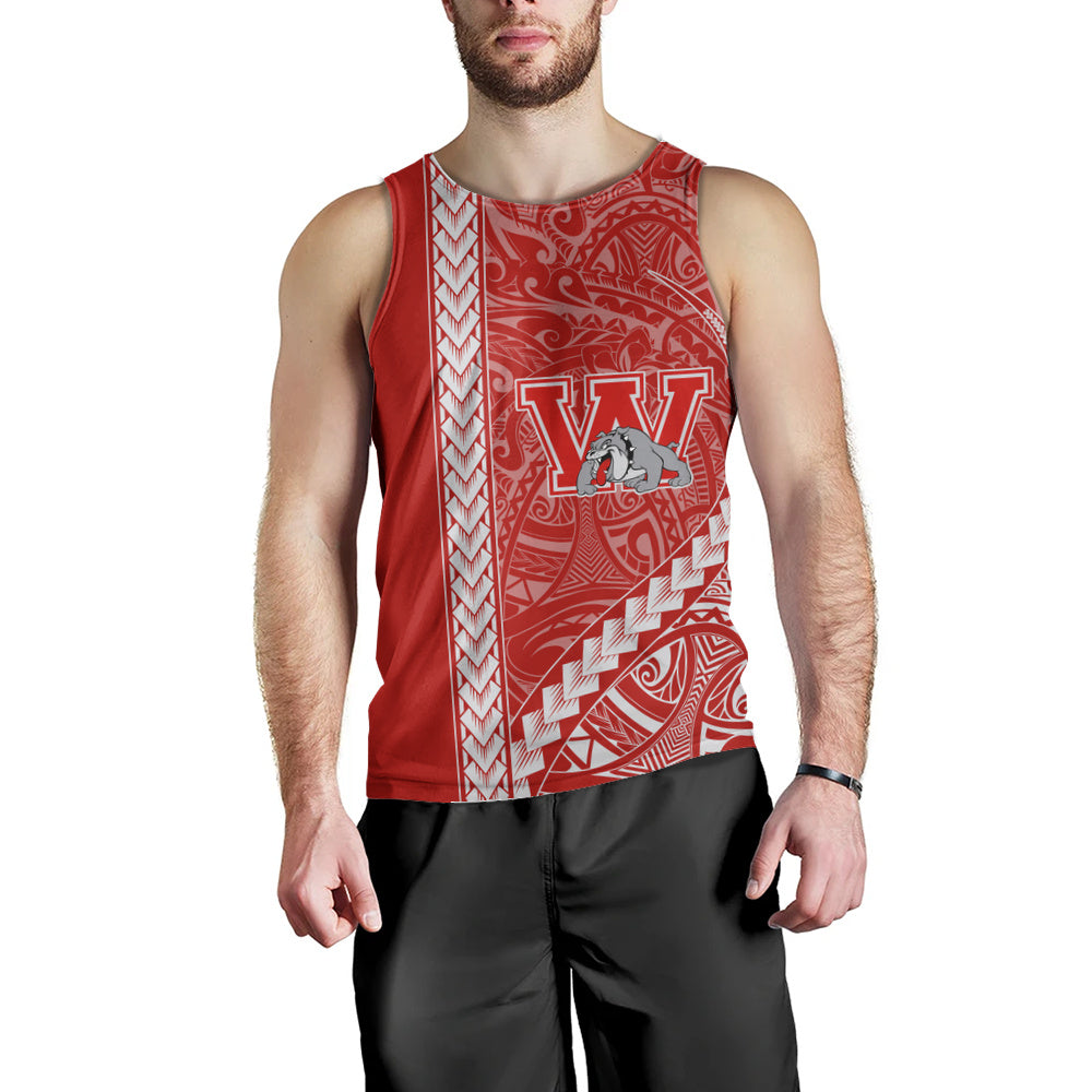 Waialua High and Intermediate School Tank Top Tribal Polynesian Pride Style