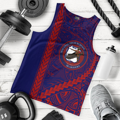 Waianae High School Tank Top Tribal Polynesian Pride Style