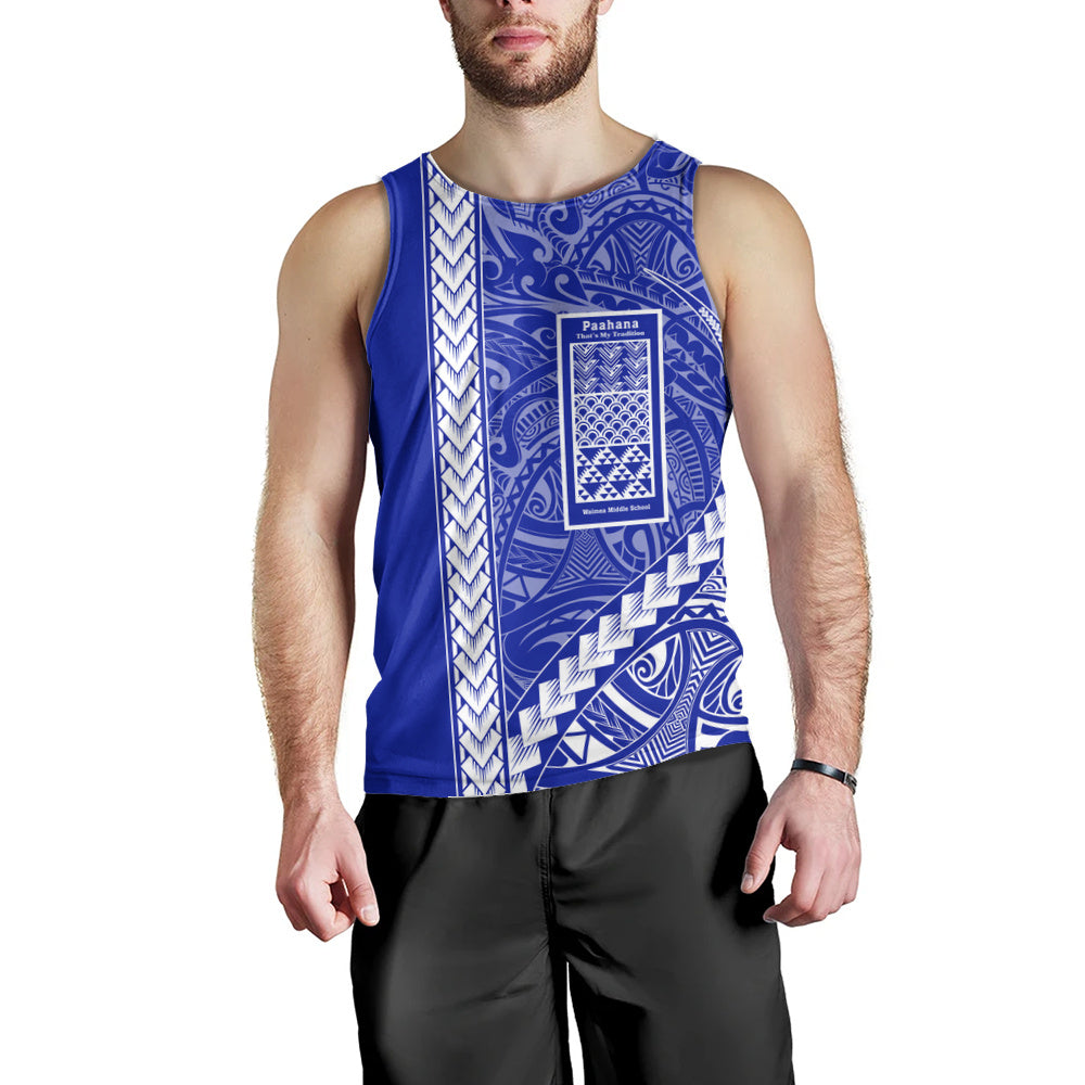 Waimea Middle Public Conversion Charter School Tank Top Tribal Polynesian Pride Style