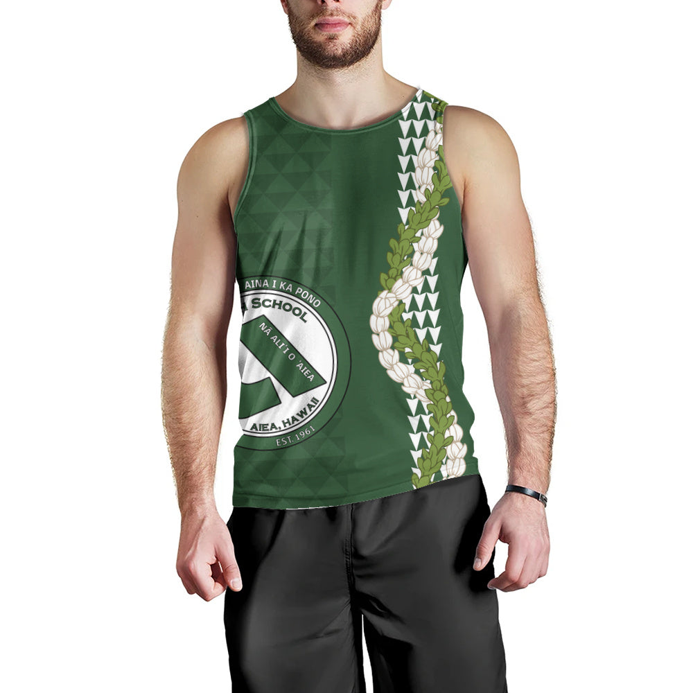 ʻAiea High School Tank Top Puakenikeni Maile Flower Lei