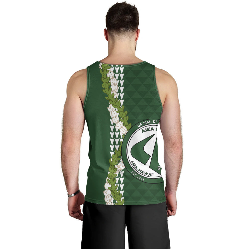 ʻAiea High School Tank Top Puakenikeni Maile Flower Lei