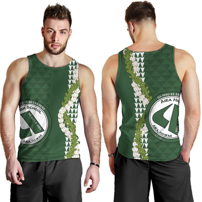 ʻAiea High School Tank Top Puakenikeni Maile Flower Lei