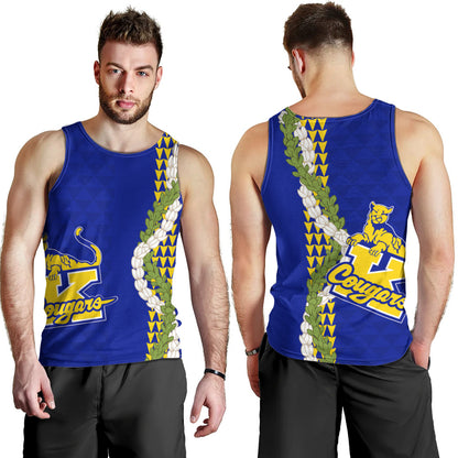 Henry J. Kaiser High School (Hawaii) Tank Top Puakenikeni Maile Flower Lei