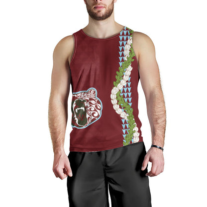 Henry Perrine Baldwin High School Tank Top Puakenikeni Maile Flower Lei