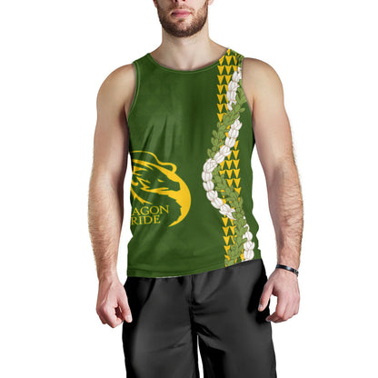 Honokaʻa High & Intermediate School Tank Top Puakenikeni Maile Flower Lei