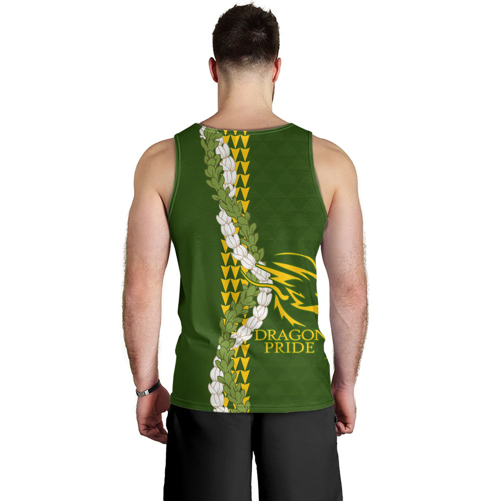 Honokaʻa High & Intermediate School Tank Top Puakenikeni Maile Flower Lei