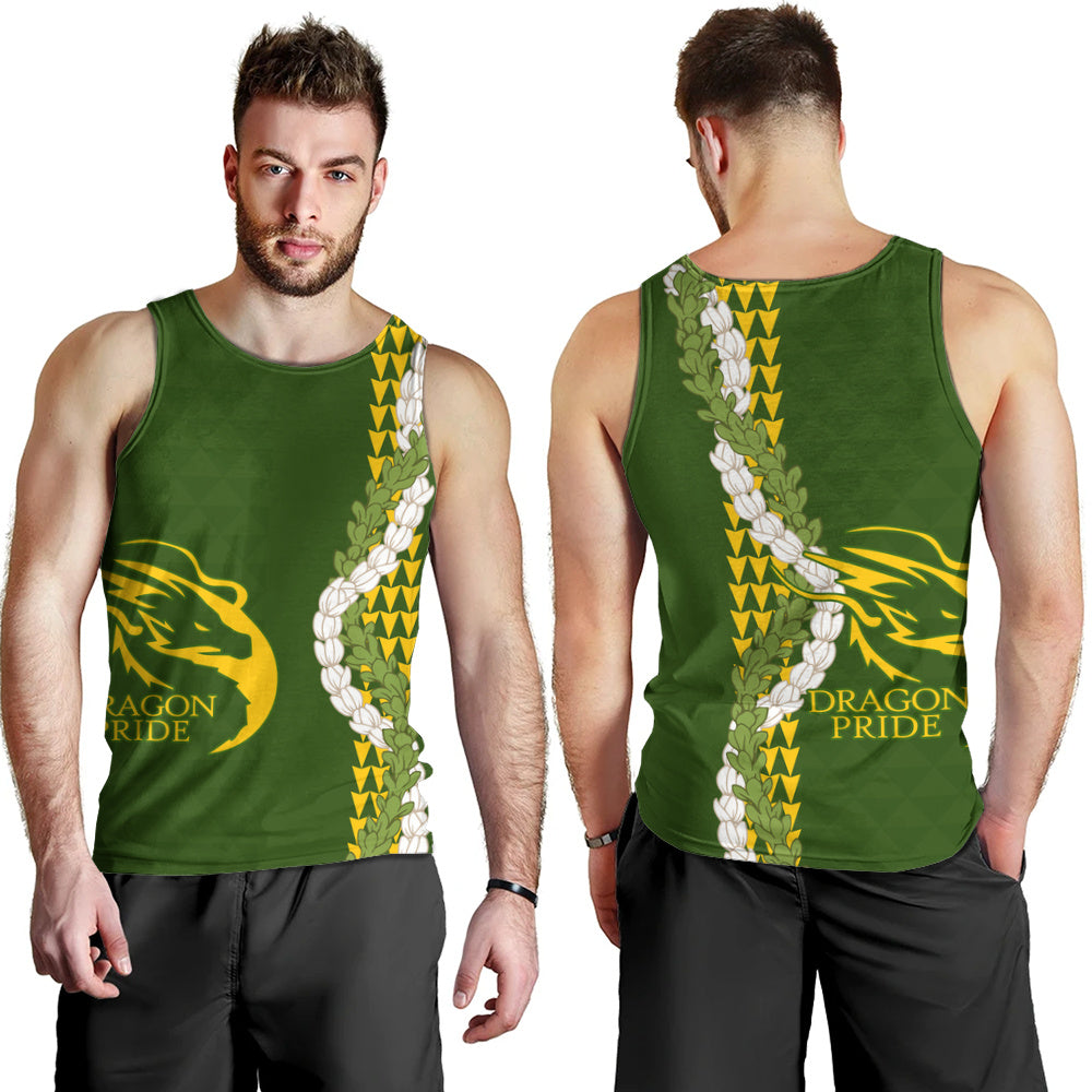 Honokaʻa High & Intermediate School Tank Top Puakenikeni Maile Flower Lei