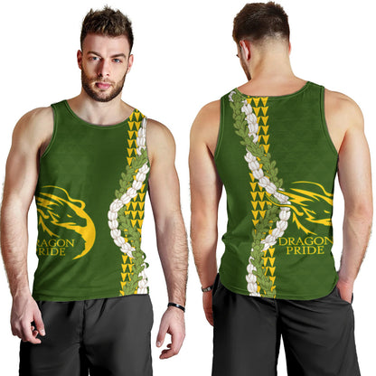 Honokaʻa High & Intermediate School Tank Top Puakenikeni Maile Flower Lei