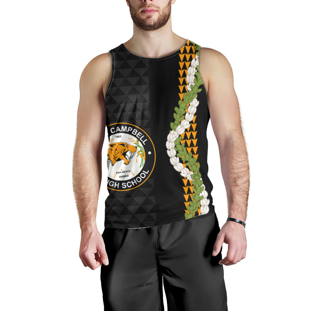 James Campbell High School Tank Top Puakenikeni Maile Flower Lei