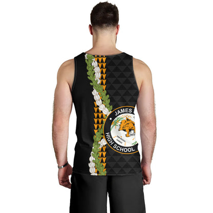 James Campbell High School Tank Top Puakenikeni Maile Flower Lei