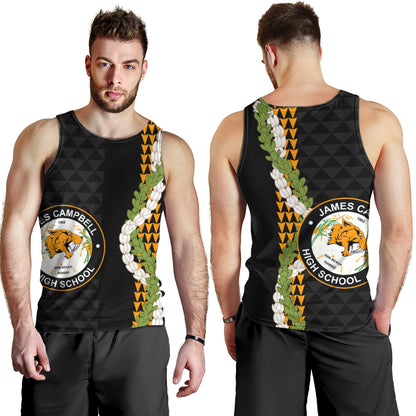 James Campbell High School Tank Top Puakenikeni Maile Flower Lei