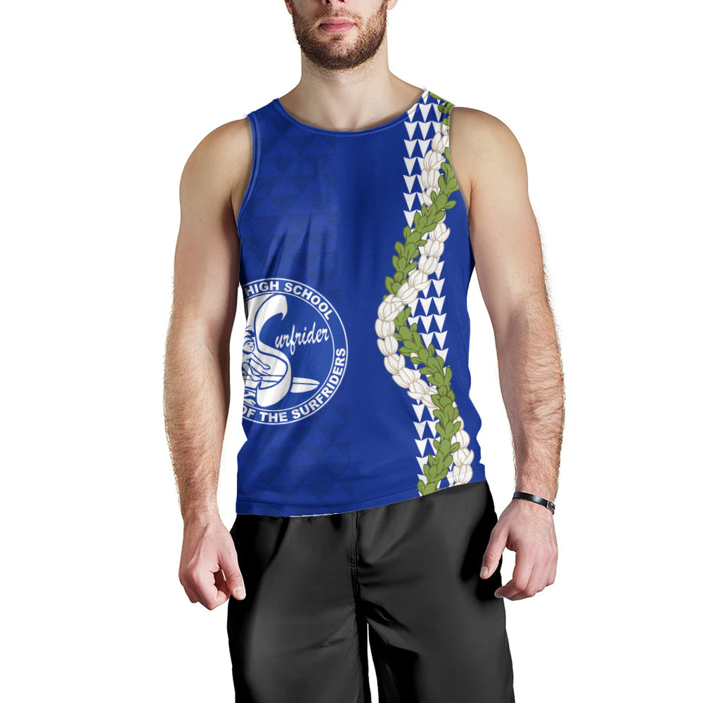 Kailua High School Tank Top Puakenikeni Maile Flower Lei
