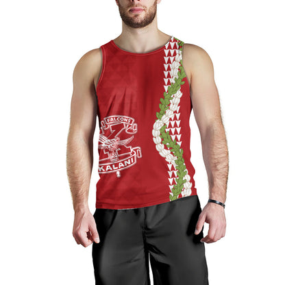 Kalani High School Tank Top Puakenikeni Maile Flower Lei