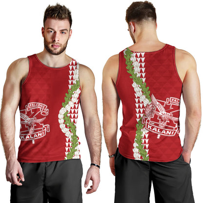 Kalani High School Tank Top Puakenikeni Maile Flower Lei
