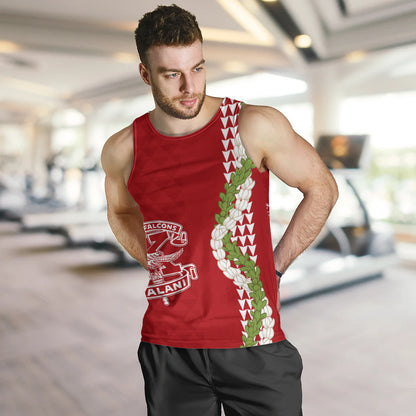Kalani High School Tank Top Puakenikeni Maile Flower Lei