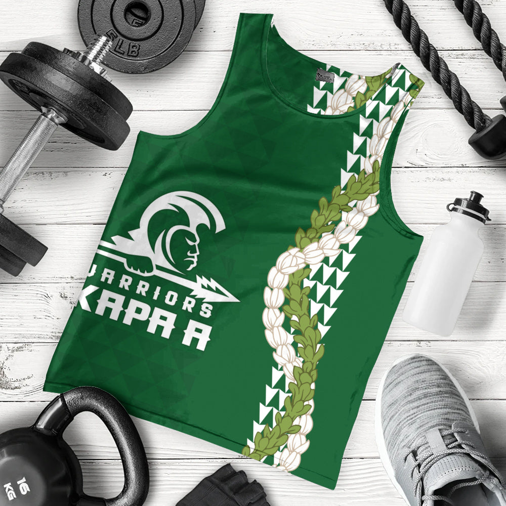 Kapaa High School Tank Top Puakenikeni Maile Flower Lei