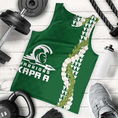 Kapaa High School Tank Top Puakenikeni Maile Flower Lei