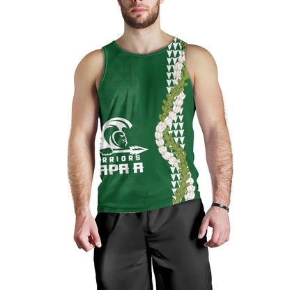 Kapaa High School Tank Top Puakenikeni Maile Flower Lei