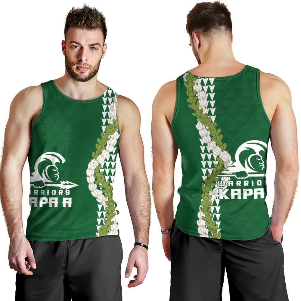 Kapaa High School Tank Top Puakenikeni Maile Flower Lei