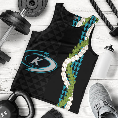 Kapolei High School Tank Top Puakenikeni Maile Flower Lei