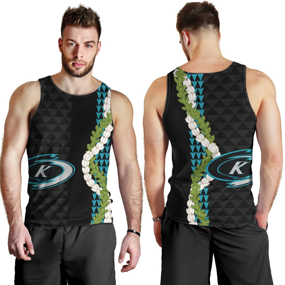 Kapolei High School Tank Top Puakenikeni Maile Flower Lei