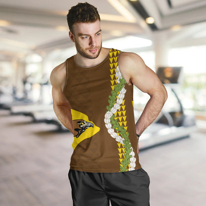 ke kula o ehunuikaimalino Tank Top Puakenikeni Maile Flower Lei