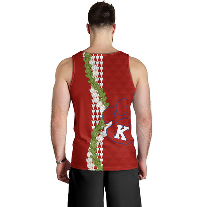 Keaʻau High School Tank Top Puakenikeni Maile Flower Lei