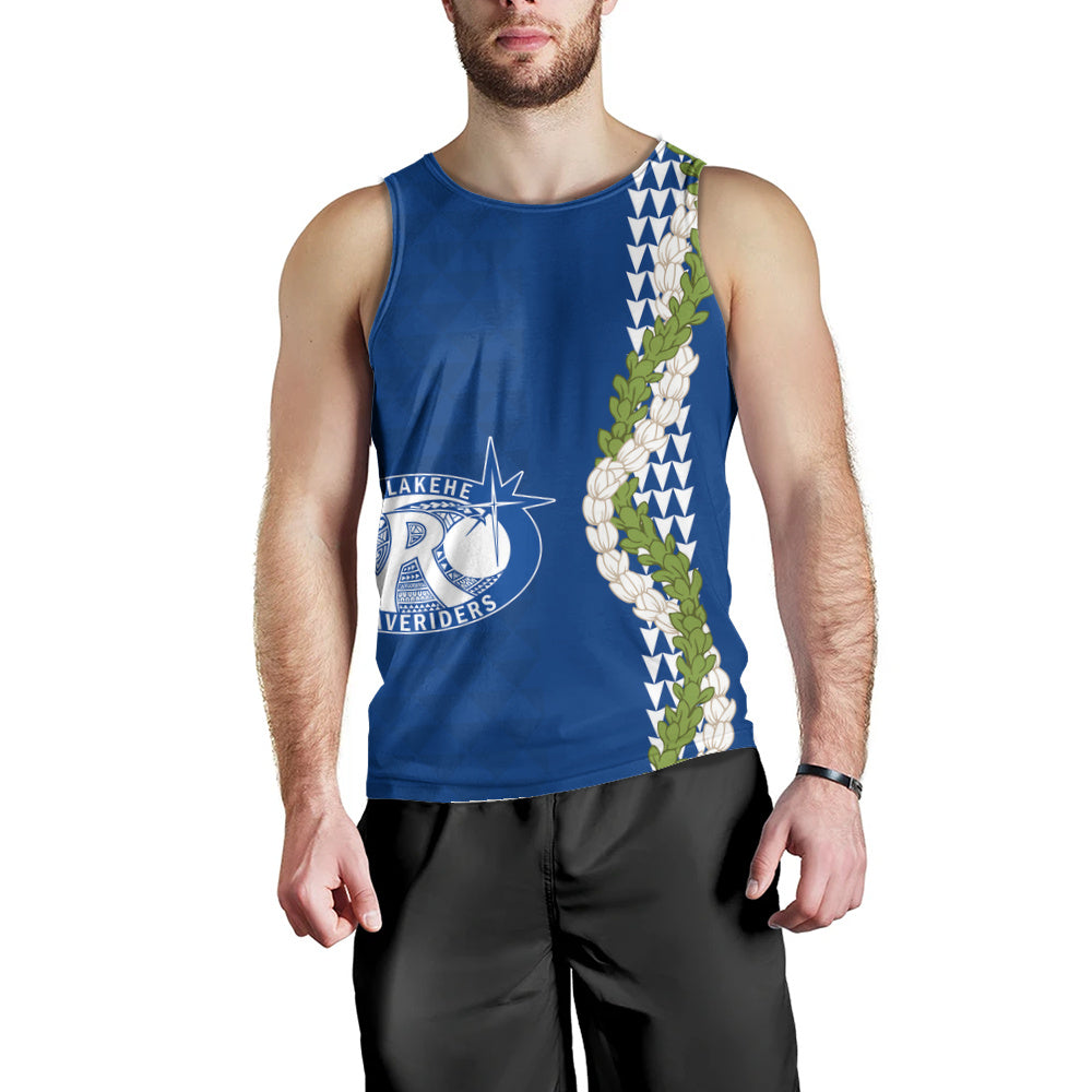 Kealakehe High School Tank Top Puakenikeni Maile Flower Lei