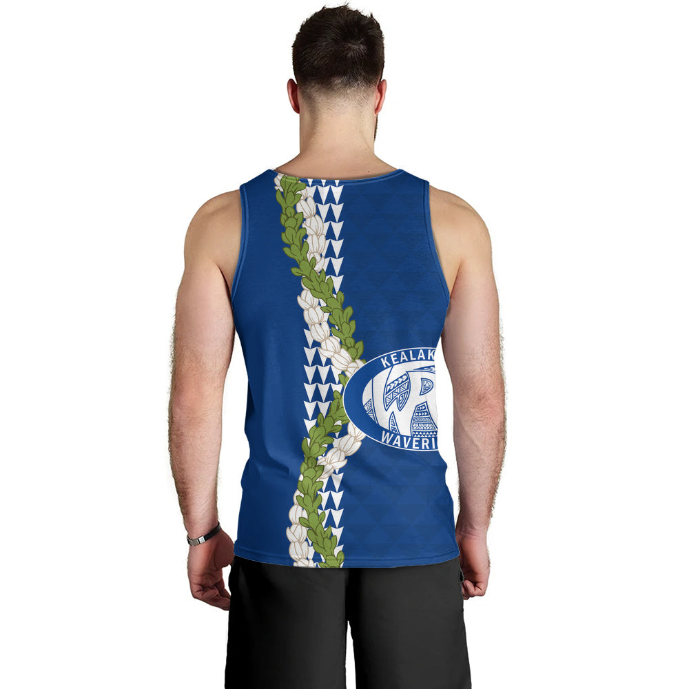 Kealakehe High School Tank Top Puakenikeni Maile Flower Lei