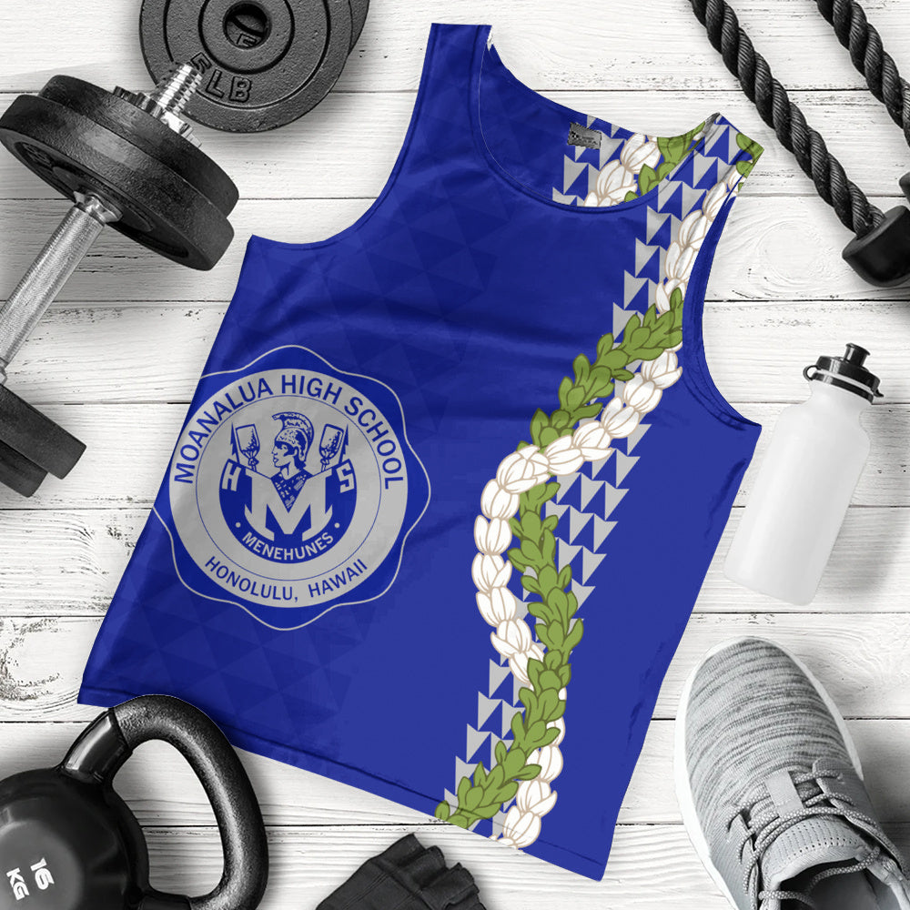 moanalua high school Tank Top Puakenikeni Maile Flower Lei
