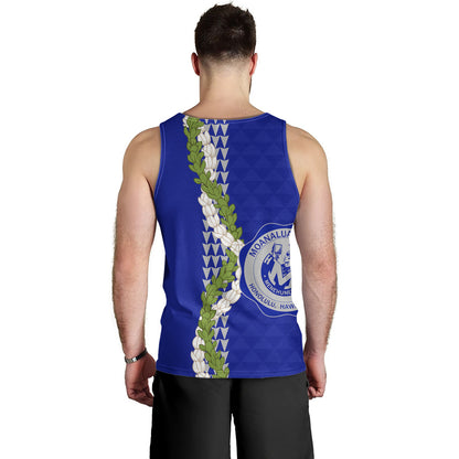 moanalua high school Tank Top Puakenikeni Maile Flower Lei
