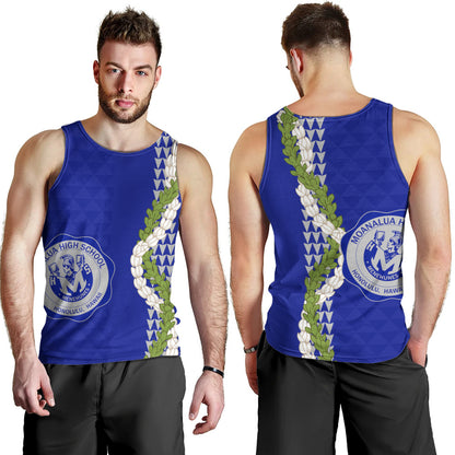 moanalua high school Tank Top Puakenikeni Maile Flower Lei