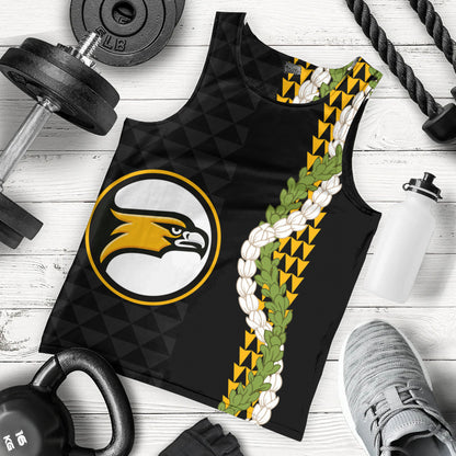 Nanakuli High and Intermediate School Tank Top Puakenikeni Maile Flower Lei
