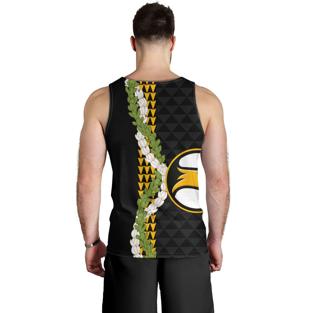 Nanakuli High and Intermediate School Tank Top Puakenikeni Maile Flower Lei