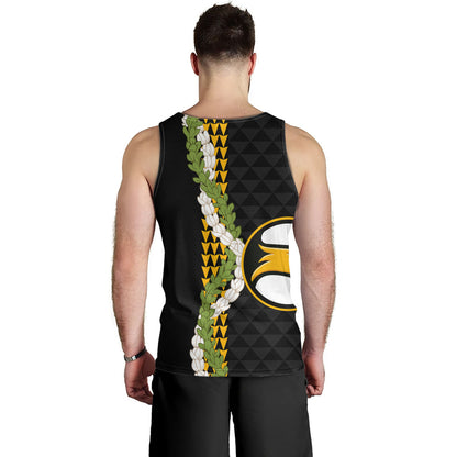 Nanakuli High and Intermediate School Tank Top Puakenikeni Maile Flower Lei