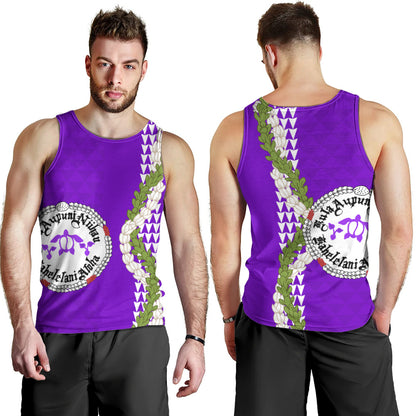 Ni'ihau High and Elementary School Tank Top Puakenikeni Maile Flower Lei