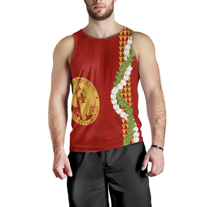 President Theodore Roosevelt High School Tank Top Puakenikeni Maile Flower Lei