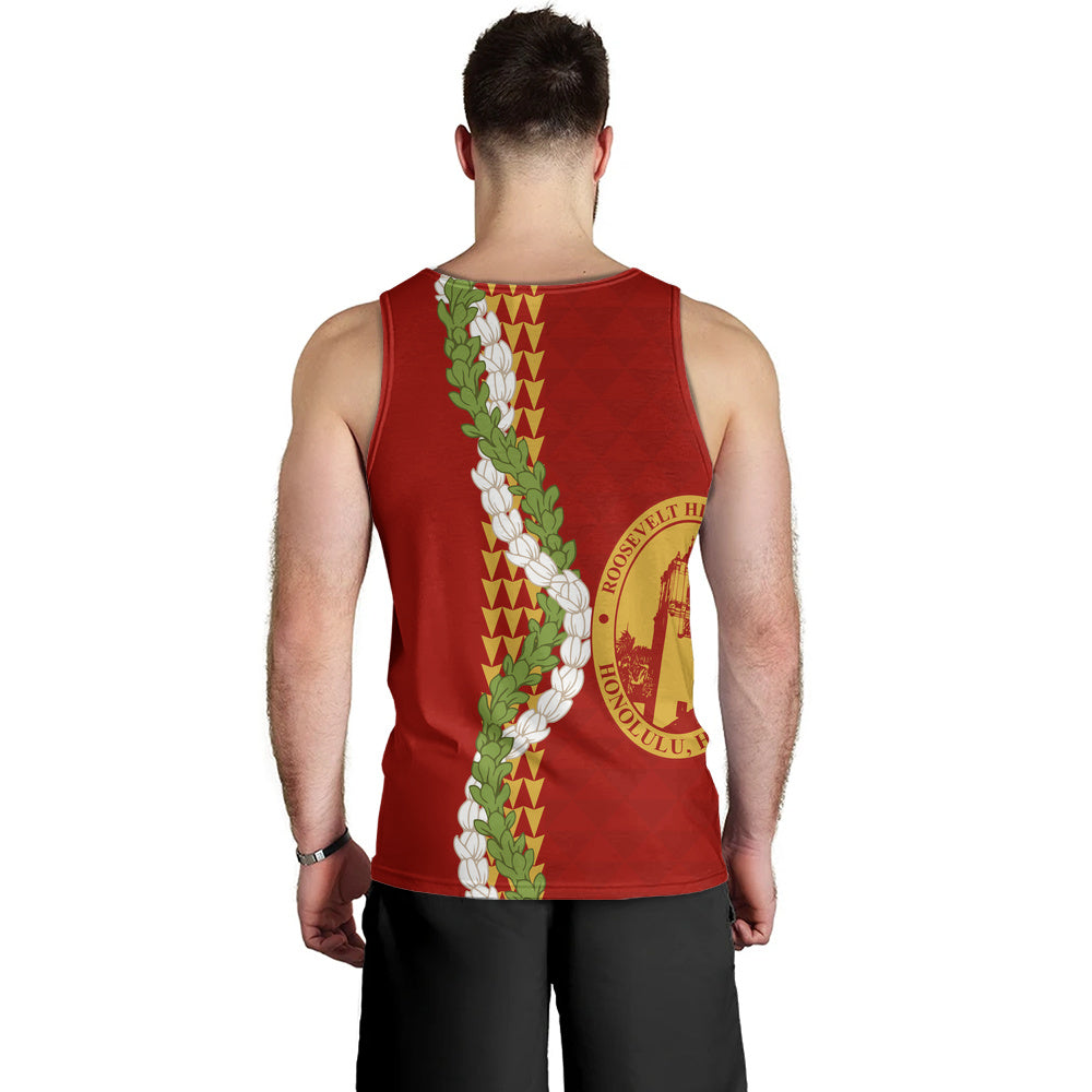 President Theodore Roosevelt High School Tank Top Puakenikeni Maile Flower Lei
