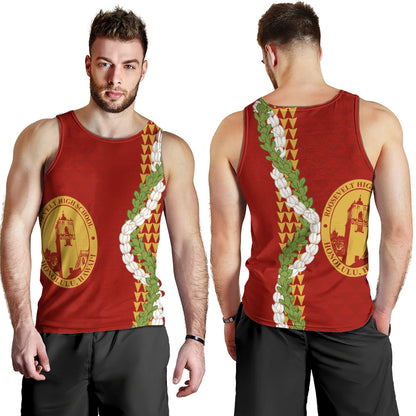 President Theodore Roosevelt High School Tank Top Puakenikeni Maile Flower Lei