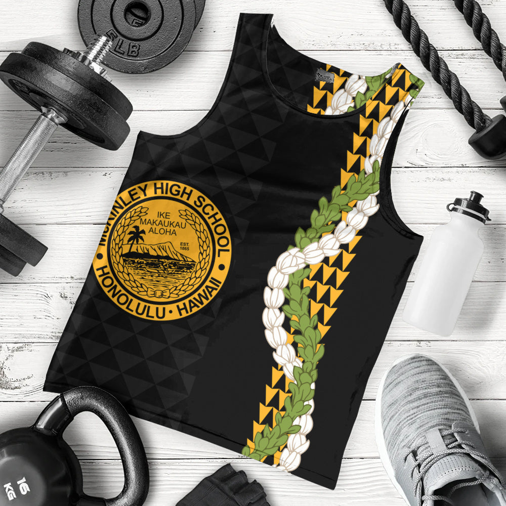 President William McKinley High School Tank Top Puakenikeni Maile Flower Lei