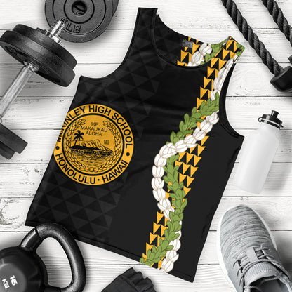 President William McKinley High School Tank Top Puakenikeni Maile Flower Lei